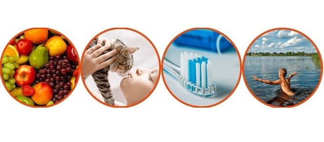 Sources of parasitic infection